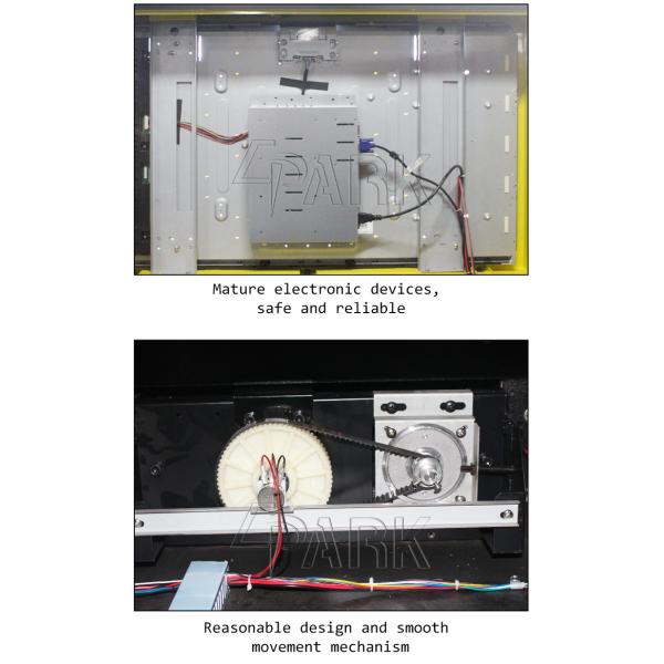 Moveable Seats Four Wheel Drive 42 Inch Screen Racing Car Simulator Arcade Video Machine