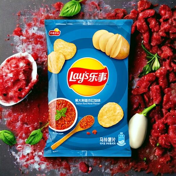 Lay's Italian Stewed Flavor Chips - 70 g Packs, 22 -Count Wholesale Case- Asian Snack Supplier - China Origin