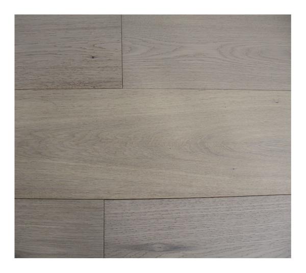 7 1/2 single plank Oak Engineered Wood Flooring, Invisible lacquered, Color Paris