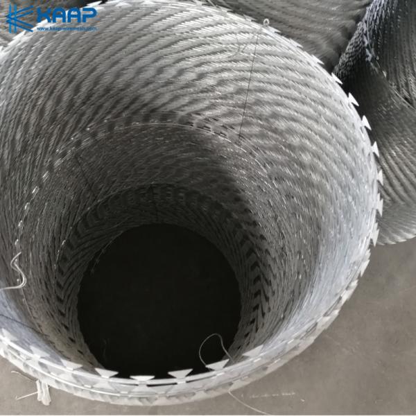 Fio galvanizado de Single Razor Barbed da cerca de segurança da proteção do aço