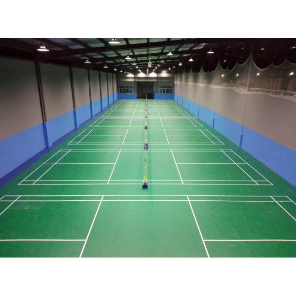 Indoor Synthetic Badminton Court Flooring Foam Elastic