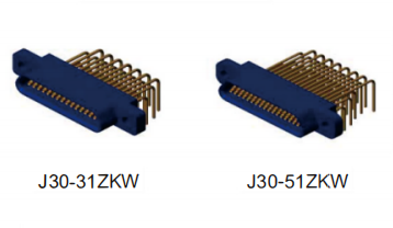J30 Connectors Micro-D connectors  plug connector PCB  J30-37TJW