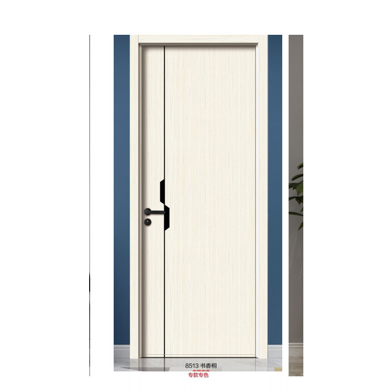 Factory Hotel Exterior Solid Wood Doors Internal Bedroom Simple Design Interior Wooden Door