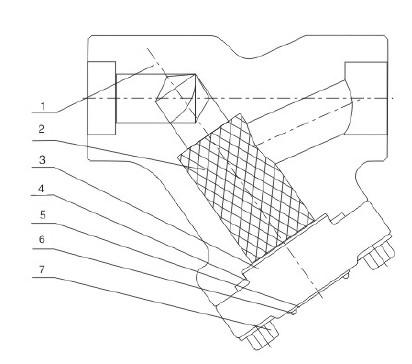F304 Material Forged Steel Y Strainer 1/4 - 2 Dimension High Duability