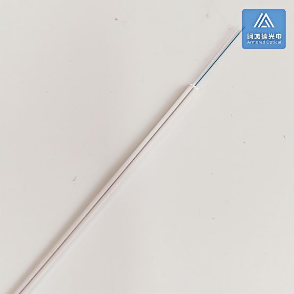 Simplex SM Drop Cable 3.0x2.0mm White LSZH  FTTH Indoor Fiber Optic Cable