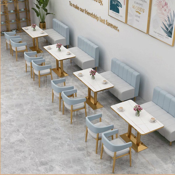 Customizable Durable Modern Design Cafe Furniture and Restaurant Booth Sofa Set