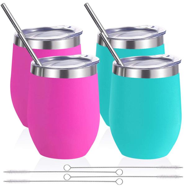 Custom Ice Tea Stainless Steel Tumbler Cups Portable Dishwasher Safe
