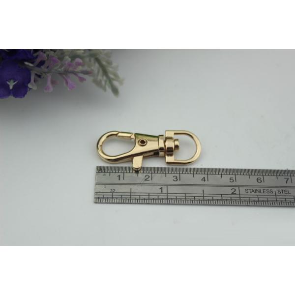 Favourable price hot products 4 color zinc alloy metal 10 mm lobster claw snap hook for sling bag
