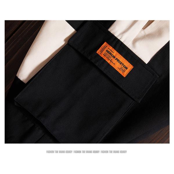 Прямые широкие люди Streetwear ноги замыкают накоротко груз поло замыкают накоротко