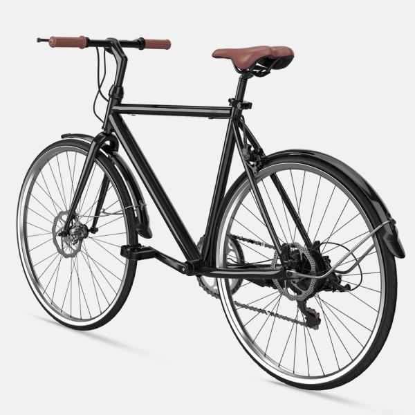 Lightweight Retro Style Electric Bike 27in With 9Speed Derailleur