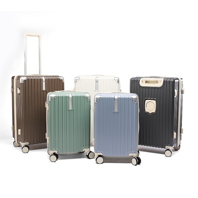Trendy Designs Modern Travel Cubes Luggage Children's Portable Pilot Aluminum Frame Suitcase Spinner Wholesale Chinese Products
