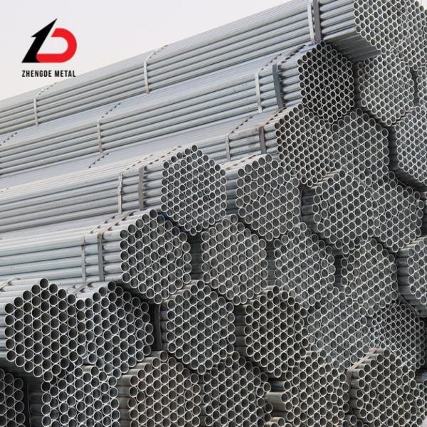 Round Galvanized Pipe 10 Ft ASTM St37 12cr1MOV Hot Dipped Steel Pipe