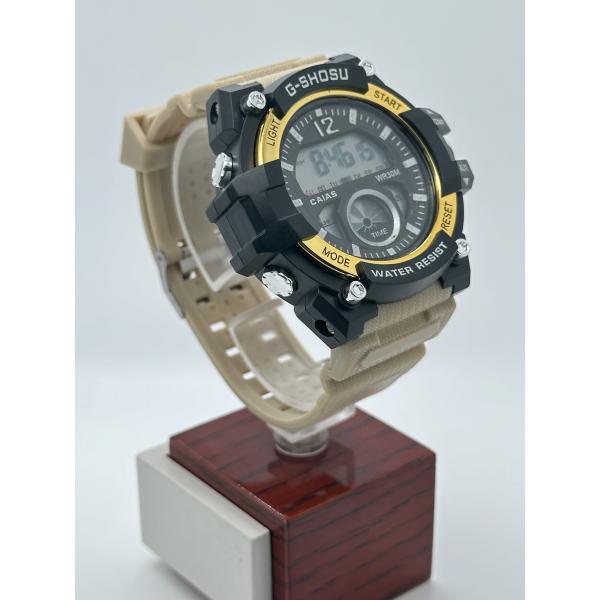 Цифровые спортивные часы на батареях с силиконовым ремнем 3ATM водонепроницаемыми