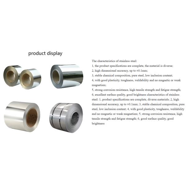 304 316 409 410 420J2 410 Hot Rolled Stainless Steel Coil 8K 2B Mirror