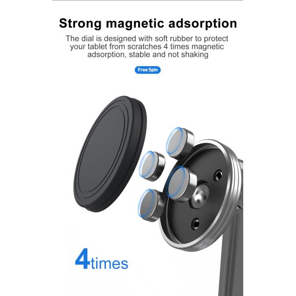 315g Magnetic Tablet Stand Height Adjustable Aluminum Alloy