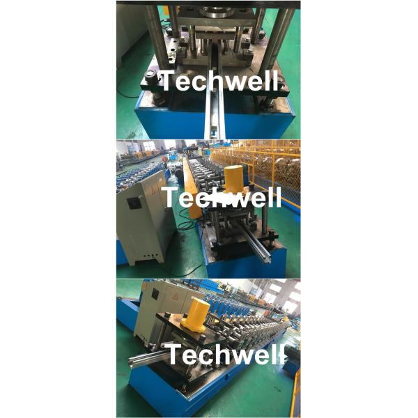 Galvanized Steel Profile Roller Shutter Door Guide Rail Cold Roll Forming Machine