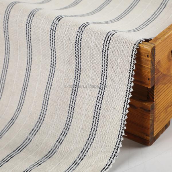 2025 Customizable Sustainable 55 Linen & 45 Viscose Cotton Woven Fabric Plain Dyed Blackout Fabric for Girls & Boys Dress