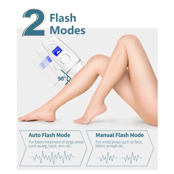 Justtide 530nm 1100nm 500000 Flashes Permanent IPL Hair Removal Device