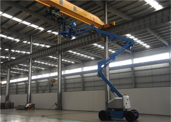 15m Articulating Man Lift Sandproof Climate Resistant Automatic Levelling For  Urban Managemen