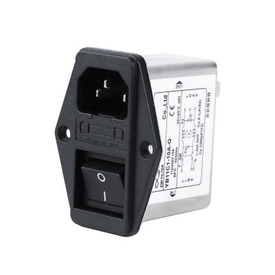 10A Power Entry Modules Filter IEC C14 With Switch And Fues Power Inlet Filter