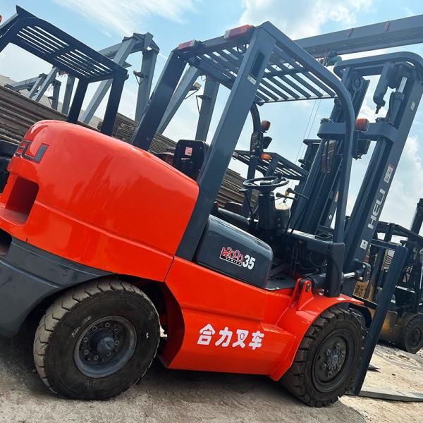 Manual Transmission Used Forklift Standard Mast Type Second Hand Forklift