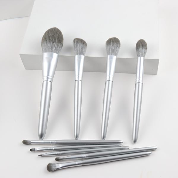 Beauty Care Make Tools Silver Rigorous Workmanship Cosmetic Brush