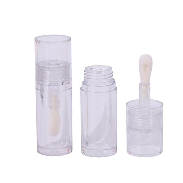 Plastic Transparente Gran Cabeza Cepillo de labios Glaseado tubo pequeño para resaltar líquido