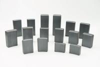 Blocs de ferrite à aimants permanents destinés à être utilisés dans de petits ventilateurs portables F3027