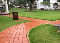 Argila exterior que pavimenta o tijolo, Pavers de bloqueio contínuos do tijolo para pavimentar