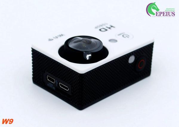 Wireless 1080p 60fps Action Camera , W9 170D Lens Recorder Waterproof Hd Video Camera 