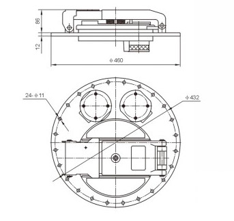 GETC801C -460 Truck Spare Parts Aluminum Alloy Tank Manlid Manhole Cover For Tankers