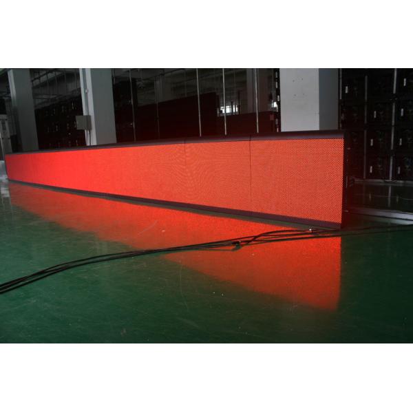 HD P10 Led Stadium Advertising Boards High Transparency For Football / Basketball Perimeter