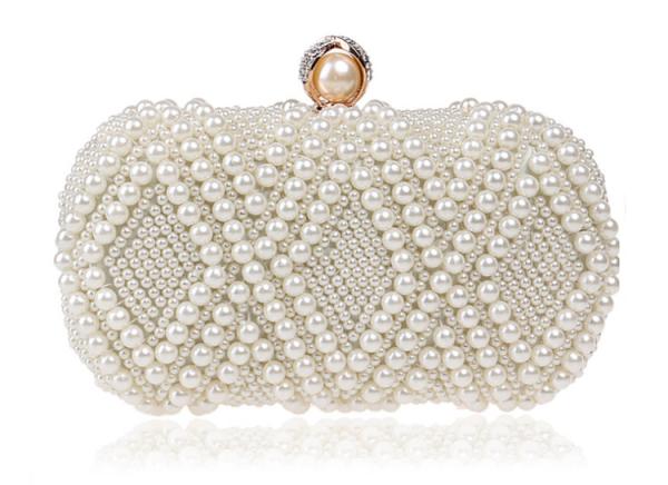 Cross-border new pearl dinner bag European and American lady banquet bag celebrity dress evening bag