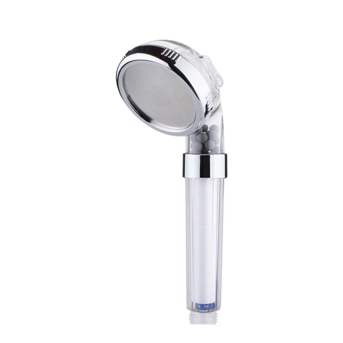 High Pressure Cotton Filter Handheld Shower Head with Modern Design Style in Chrome
