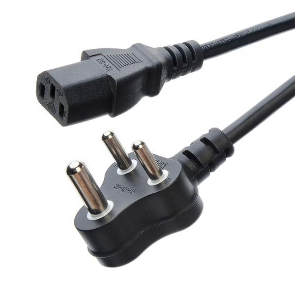 Black Cable South Africa SABS Standard Home Appliances Power Cords Extension Cords for Residential / General-Purpose