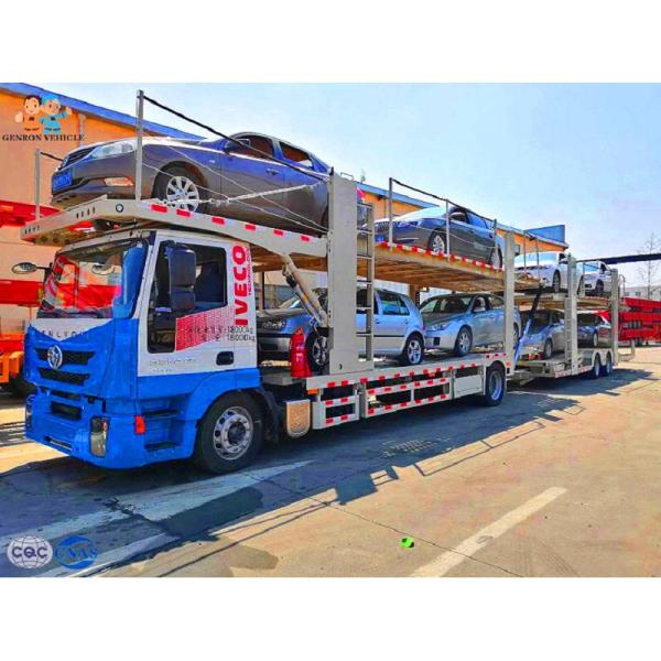 16 Tons 3 Axles  18 Wheeler Fuwa 15M Semi Car Hauler Trailer