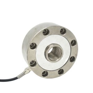 High Temperature Loadcell 30T Compression Load Cell Sensor Through-Hole Donut Axle for Truck Input Resistance 725±8 ohm