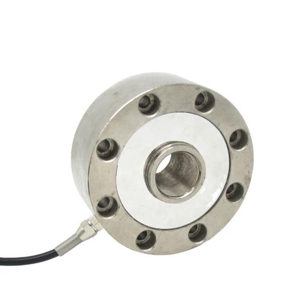 High Temperature Loadcell 30T Compression Load Cell Sensor Through-Hole Donut Axle for Truck Input Resistance 725±8 ohm