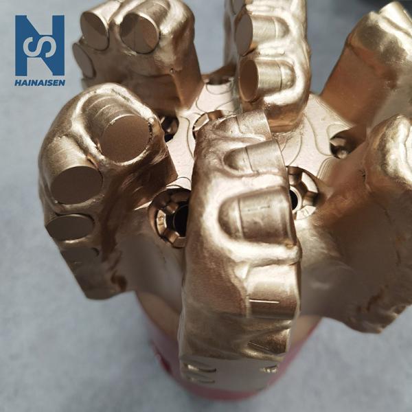 6 Blade Steel Body PDC Bit Golden 215.9mm Diamond Drill