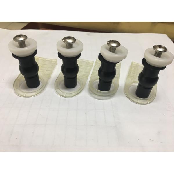 Cross Head Toilet Mounting Hardware , Rubber Expansion Toilet Seat Cover Screws