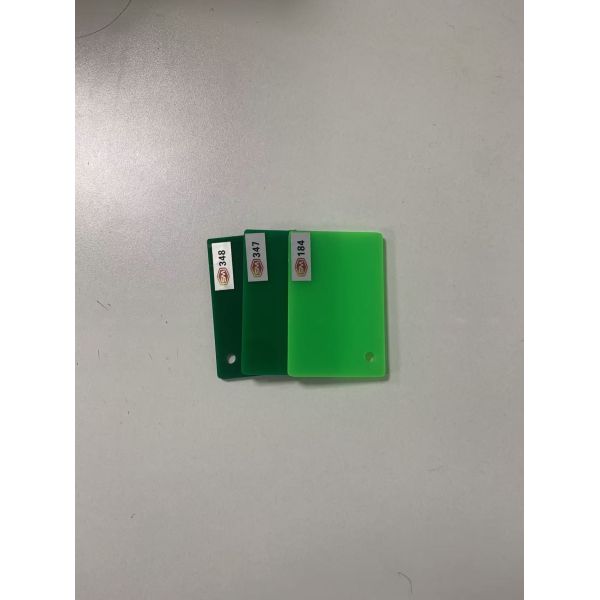 25mm Impact Resistant Green Cast Acrylic Sheet for Indoor Plantation and Decoration