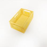 Panier en plastique pliant de la CE pratique, récipient en plastique pliable multifonctionnel