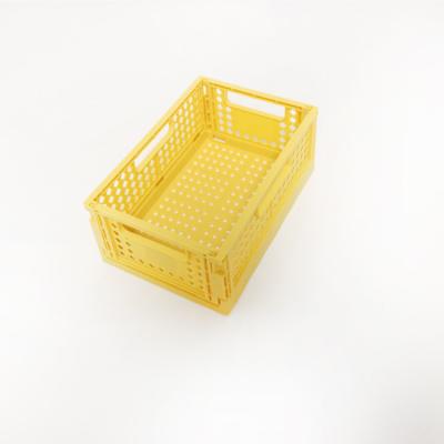 Cesta plástica dobrável do CE prático, recipiente plástico dobrável multifuncional
