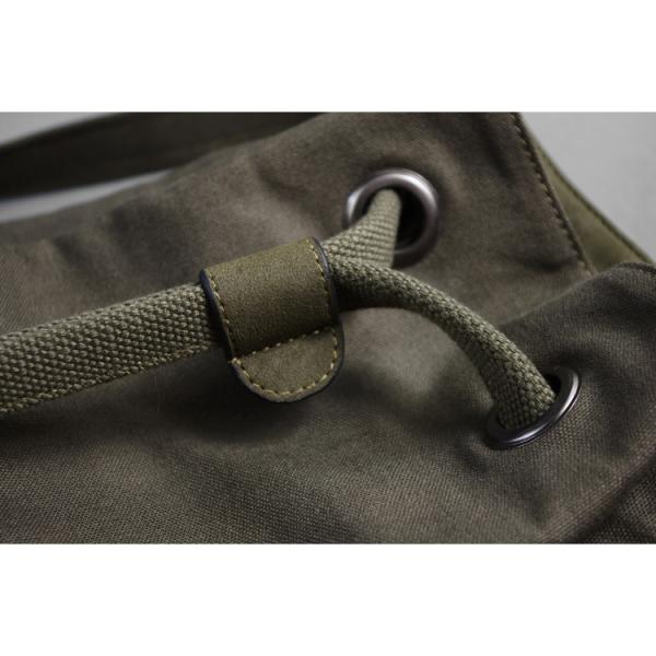 Environmentally Friendly Waterproof Drawstring Bag Army green Medium Size