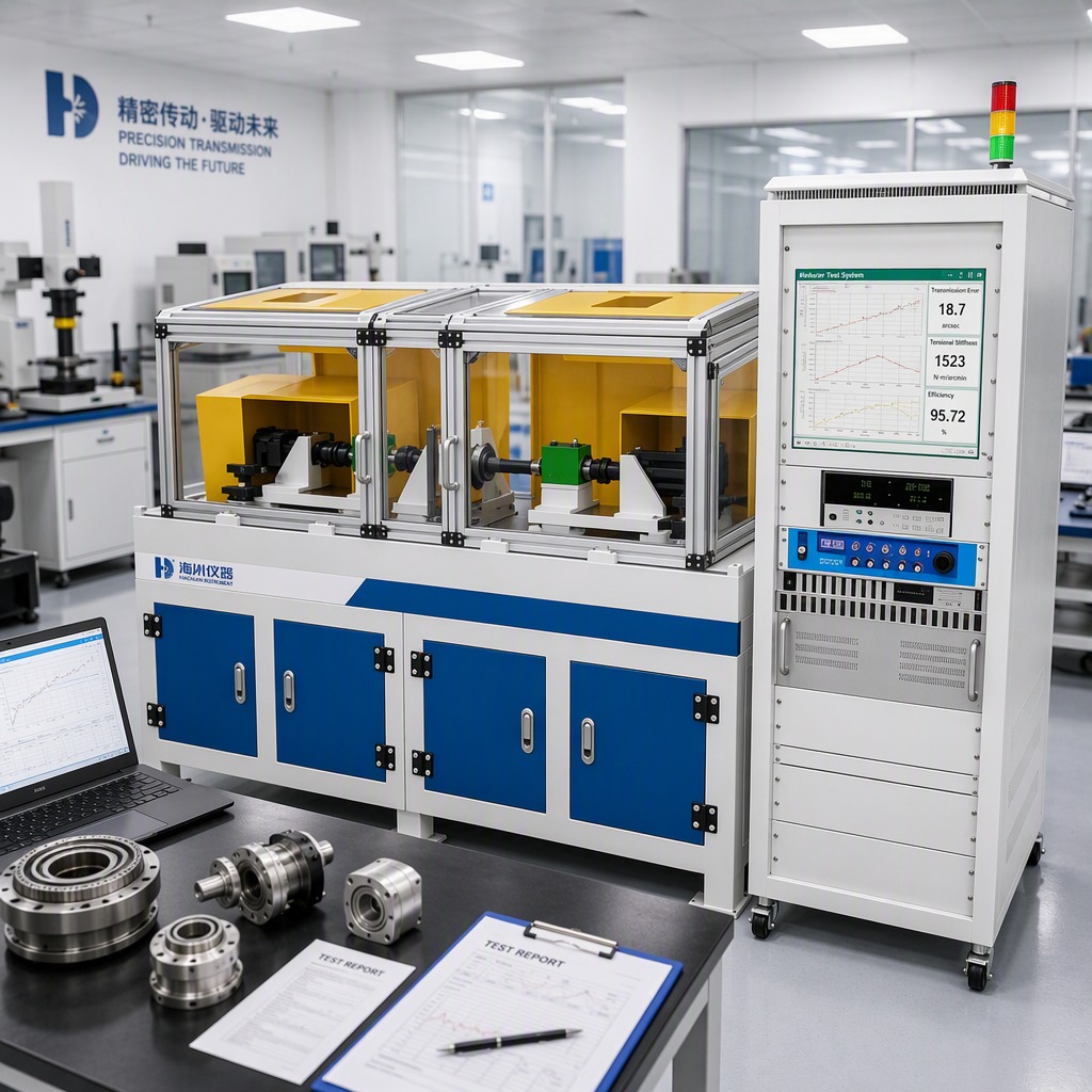 HD Robot Reducer Test Station Harmonic Planetary Gearbox Testing Machine Transmission Error Backlash Stiffness 1 Arc Second