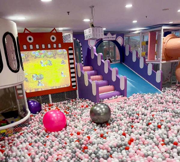 Meranti Themed Naughty Castle Kids Sports Playground Indoor Play Center