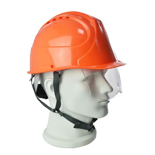 N.W. 17KG Sombrero duro de seguridad industrial con gafas y visor anti niebla de PC Logotipo WELWORK