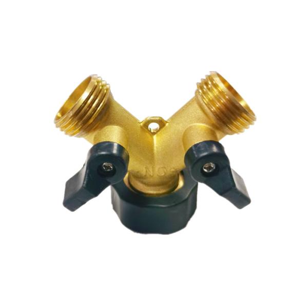 Путь 2 3/4" на латунном раздатчике полива сада клапана y