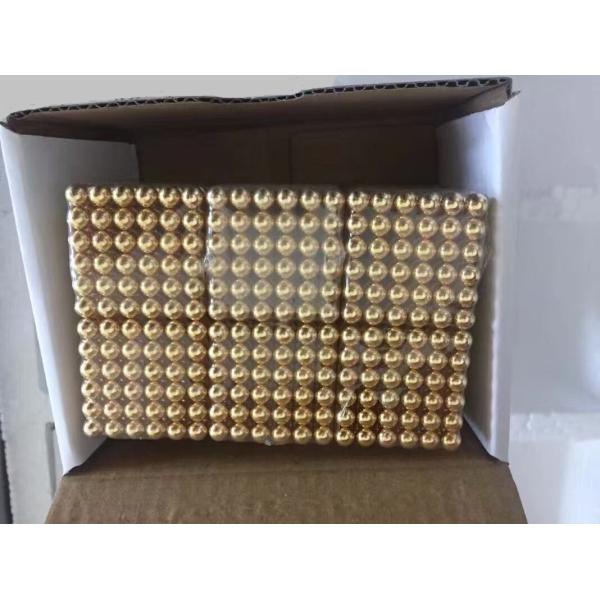 24K gold plate sphere magnets N-52 , Good gold coating N52 strongest magnet balls