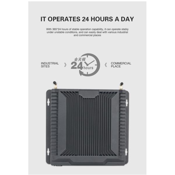 Линукса ядра I3 I5 I7 порта Com порта гигабита ПК двойного Fanless промышленный